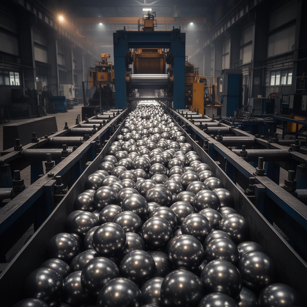 نوآوری در تولید گویهای فولادی با فناوری ریختهگری پیشرفته